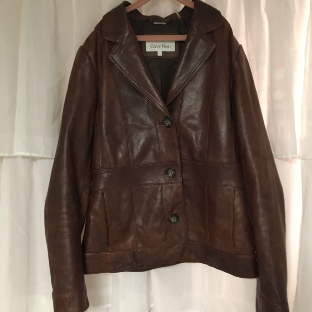 Leather jacket